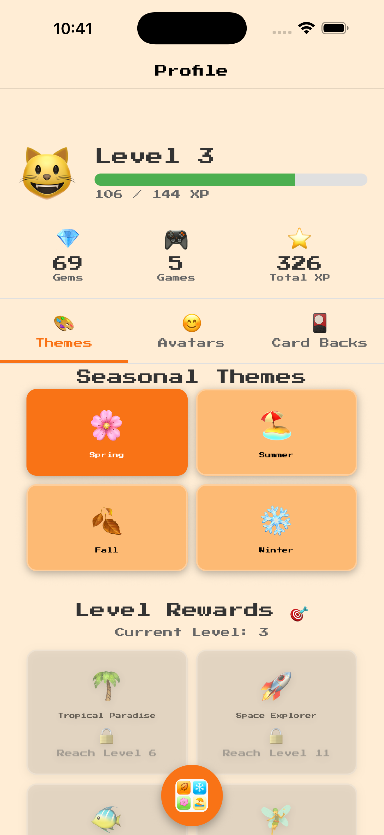 Memory by Seasons screenshot